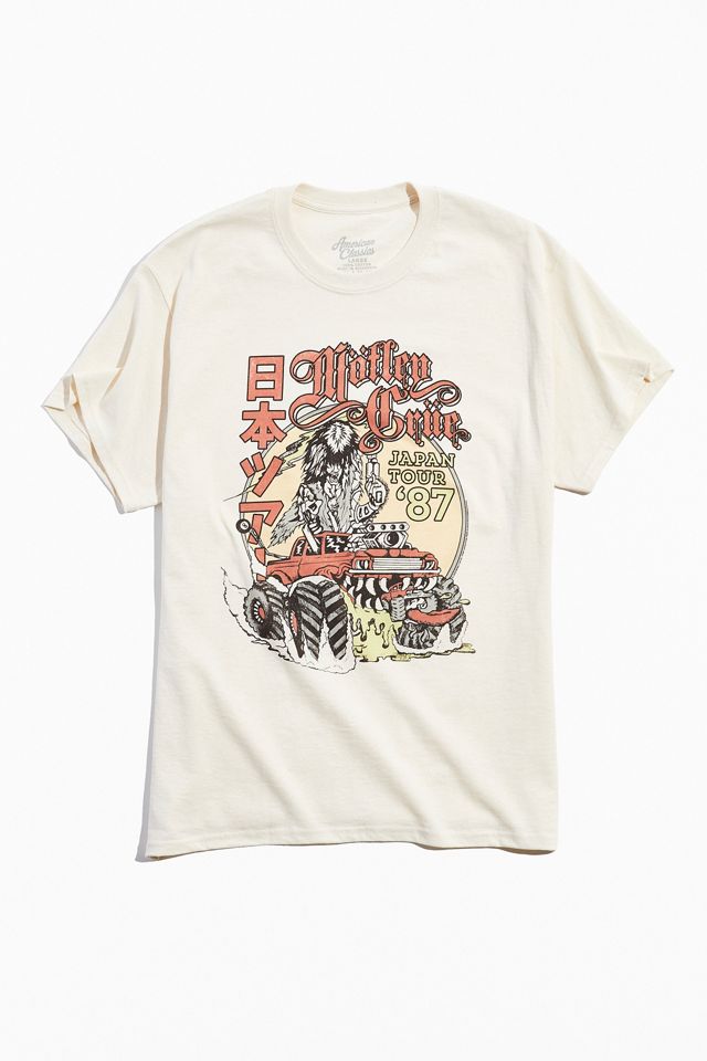 Motley Crue Japan Tour Tee | Urban Outfitters