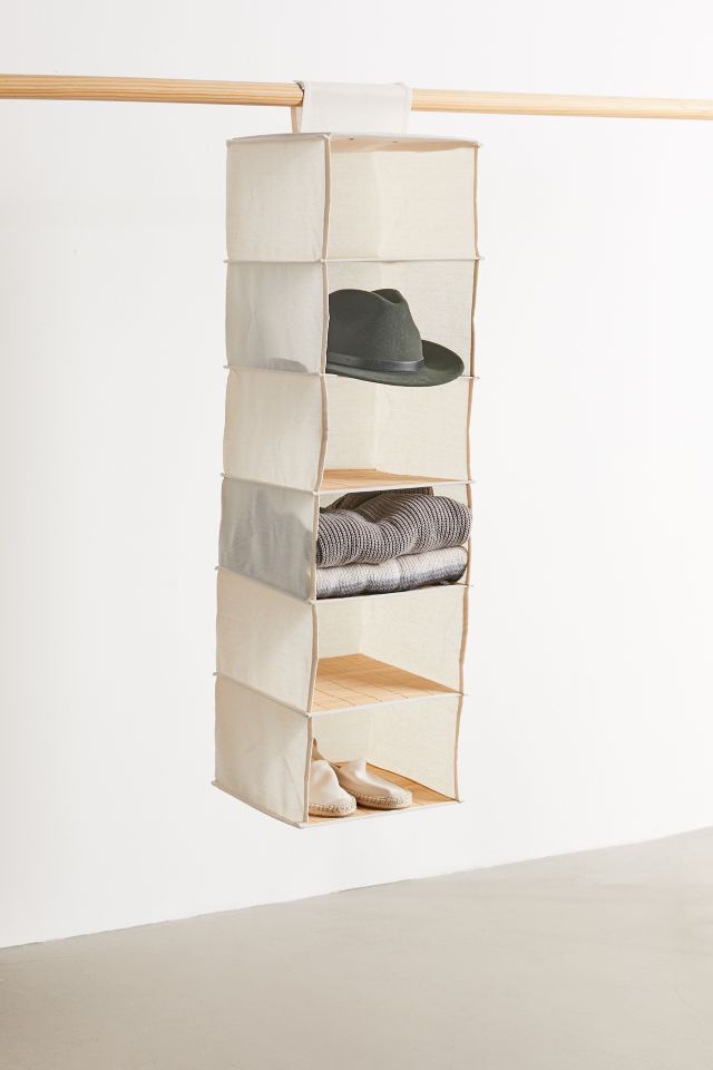 Bamboo Shelves With Drawers, Closet Organization