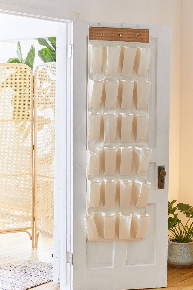 Canvas hanging shoe organizer sale