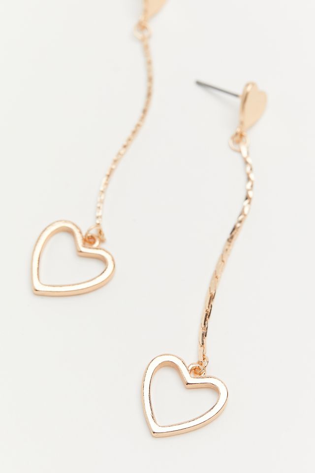 Boucles d'Oreilles Pendantes Icône Cœur #1
