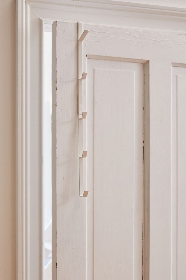 Modern Vertical Over-The-Door Hook Rack #1