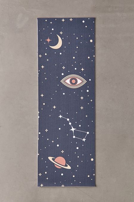 Emanuela Carratoni For Deny Mystical Galaxy Yoga Mat