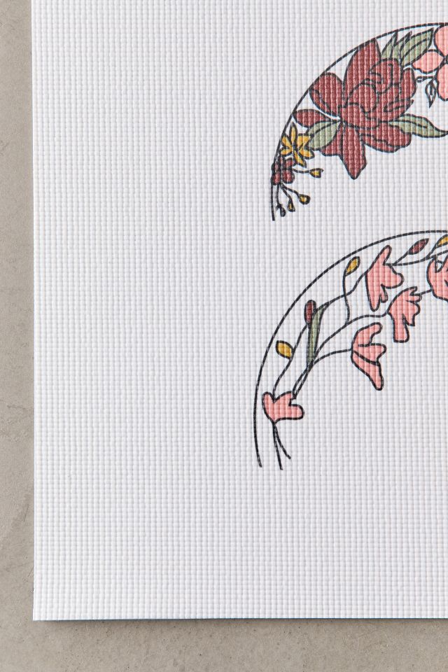 Nadja For Deny Floral Phases Of The Moon Yoga Mat #2