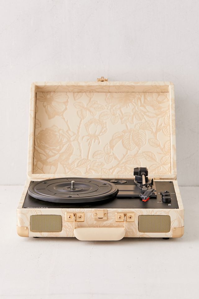 Crosley UO Exclusive Debossed Rose Cruiser Bluetooth Record Player