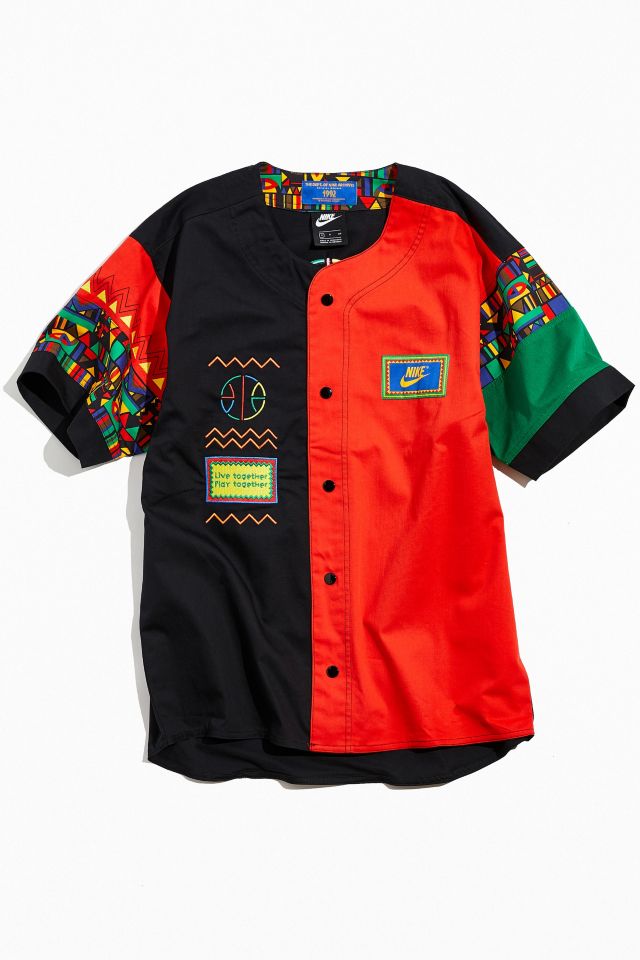 Nike button up jersey online