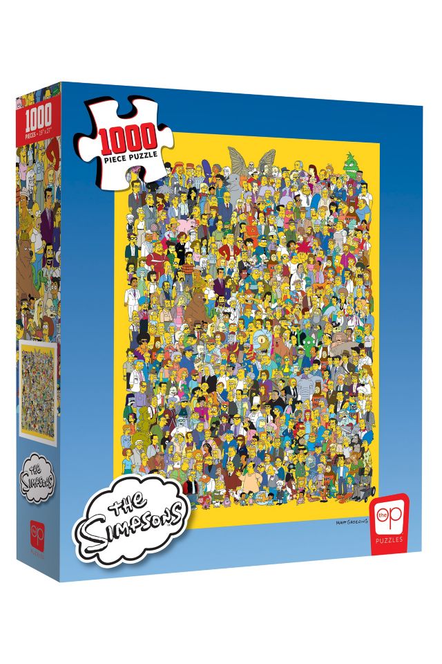 Le Casse-tête de 1000 Morceaux de la Distribution des Simpson #1