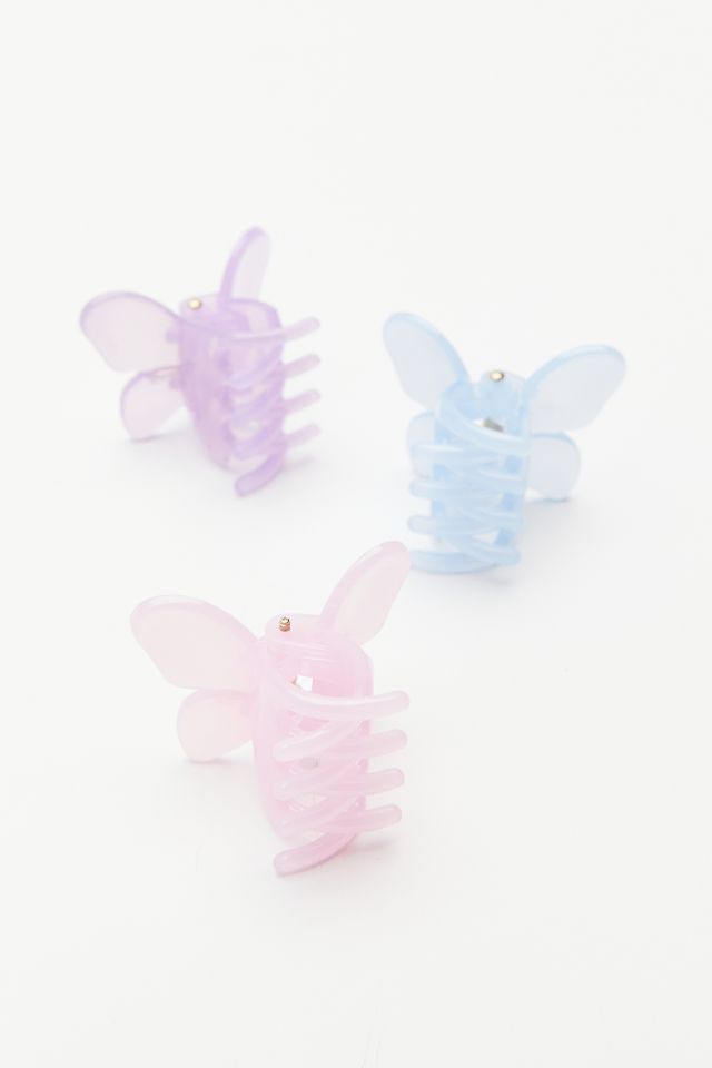Urban Renewal Vintage Butterfly Hair Clip Set  Urban Outfitters Japan -  Clothing, Music, Home & Accessories