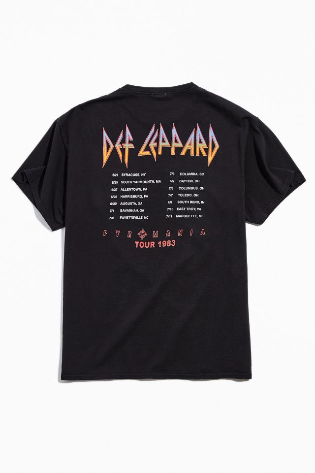 Junk Food Def Leppard Retro Tee  #1