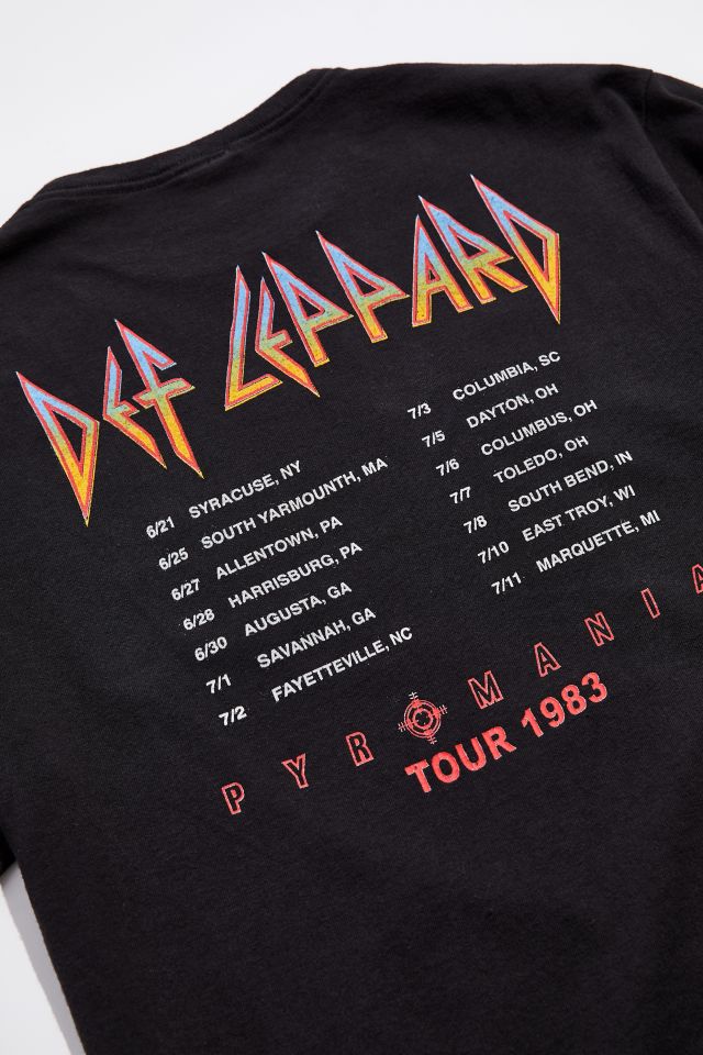 Junk Food Def Leppard Retro Tee  #3