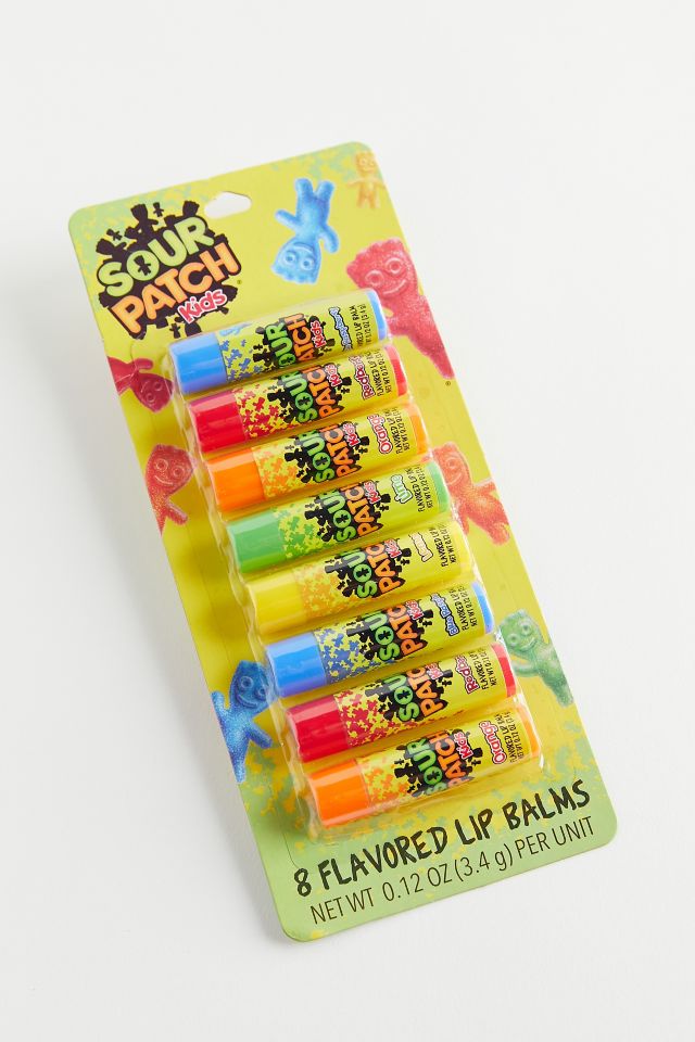 Taste Beauty Sour Patch Kids Flavored Lip Balm and Keychain Holder (Flavor)  2-Piece Set