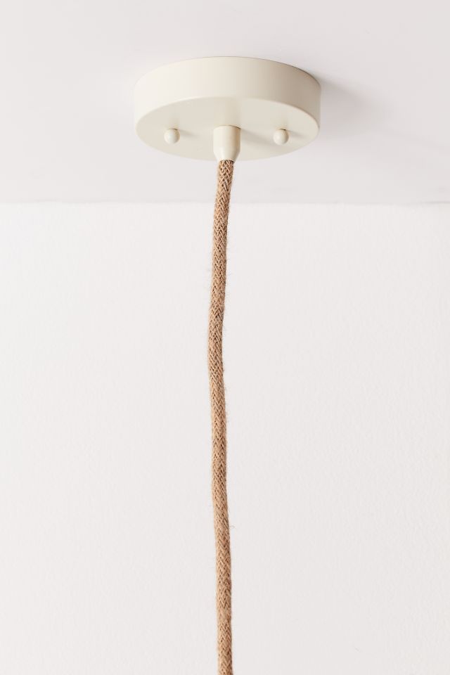 Swirling Rattan Pendant Light #4