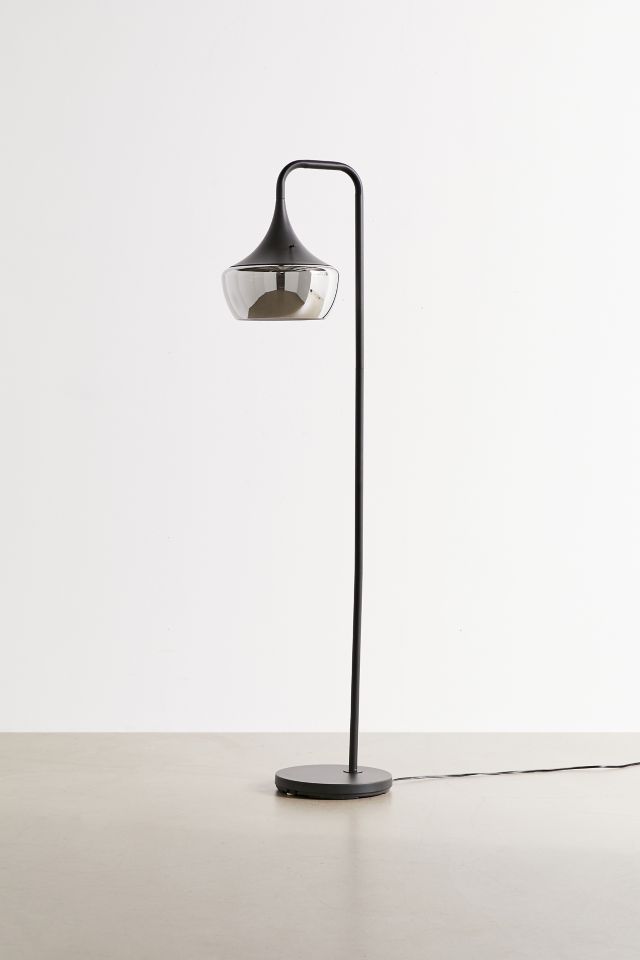 Smoked Glass Floor Lamp #1