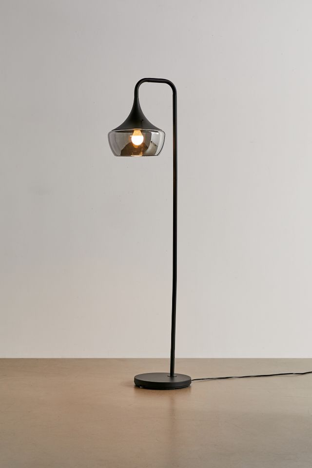 Smoked Glass Floor Lamp #2