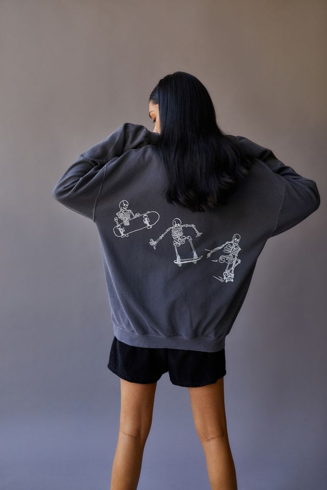 Urban outfitters skeleton sweatshirt new arrivals