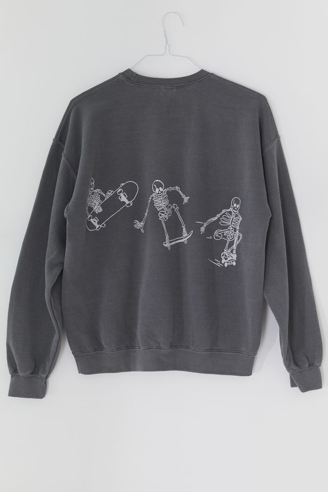 Skeleton crewneck discount