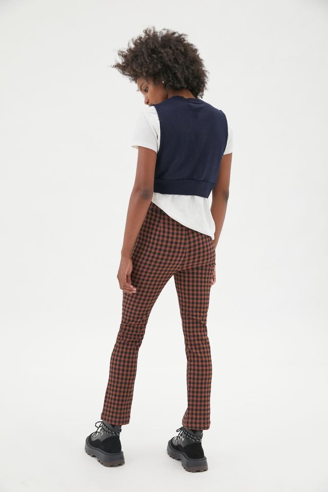 UO Tessa Plaid Notched Pant #2