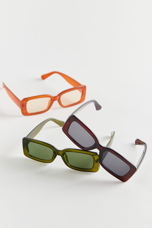 Fairfax Chunky Rectangle Sunglasses #3