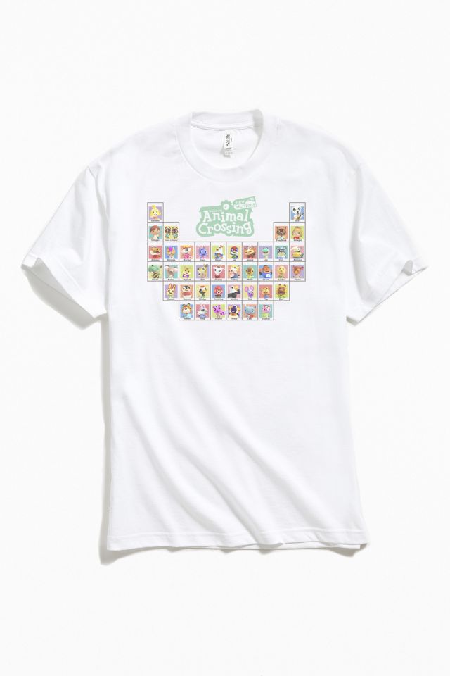Animal Crossing Periodic Table Tee