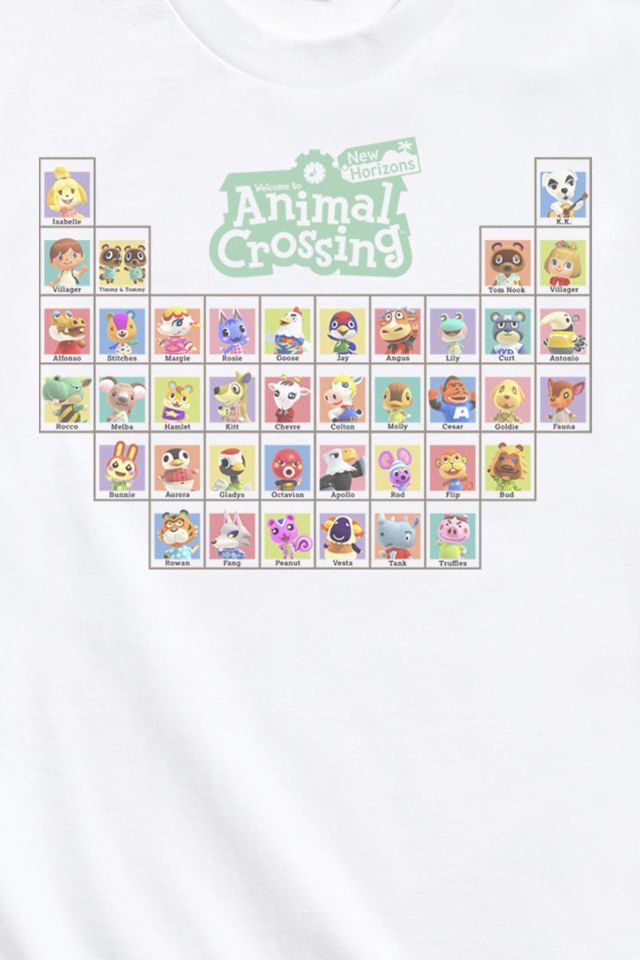 Animal Crossing Periodic Table Tee #1