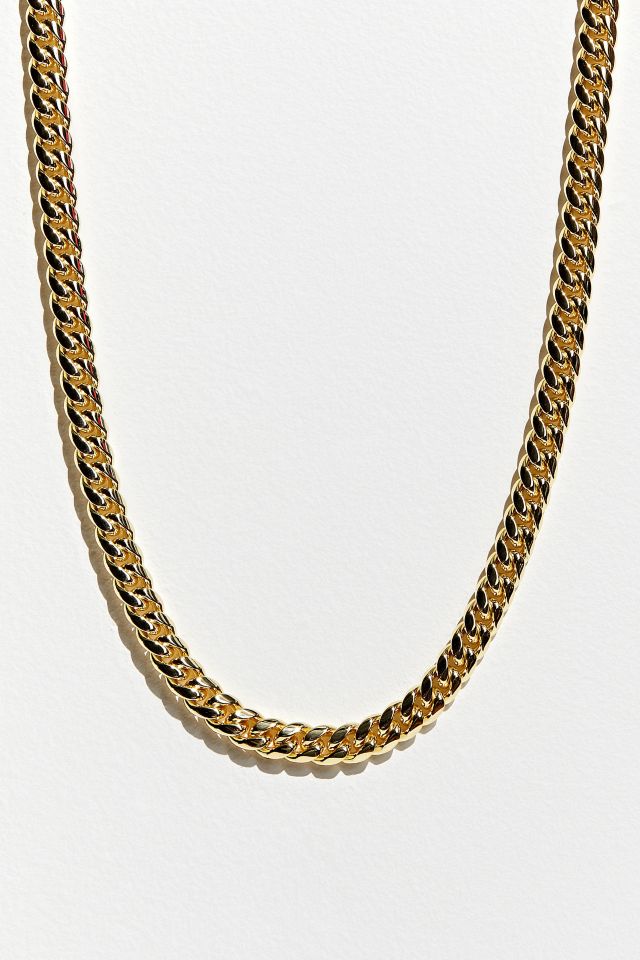 King Ice Thick Miami Cuban Curb Chain Necklace | Urban Outfitters Canada