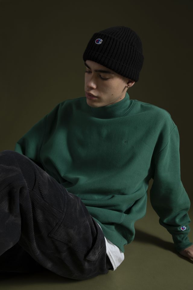 Champion green hot sale sweater