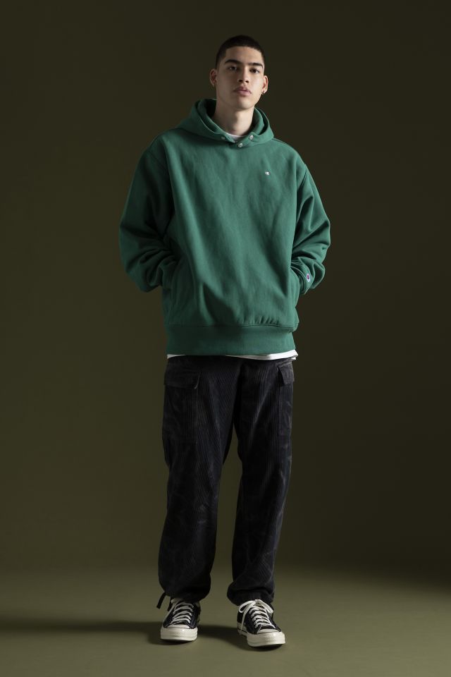 Champion UO Exclusive Reverse Weave Snap Hoodie Sweatshirt