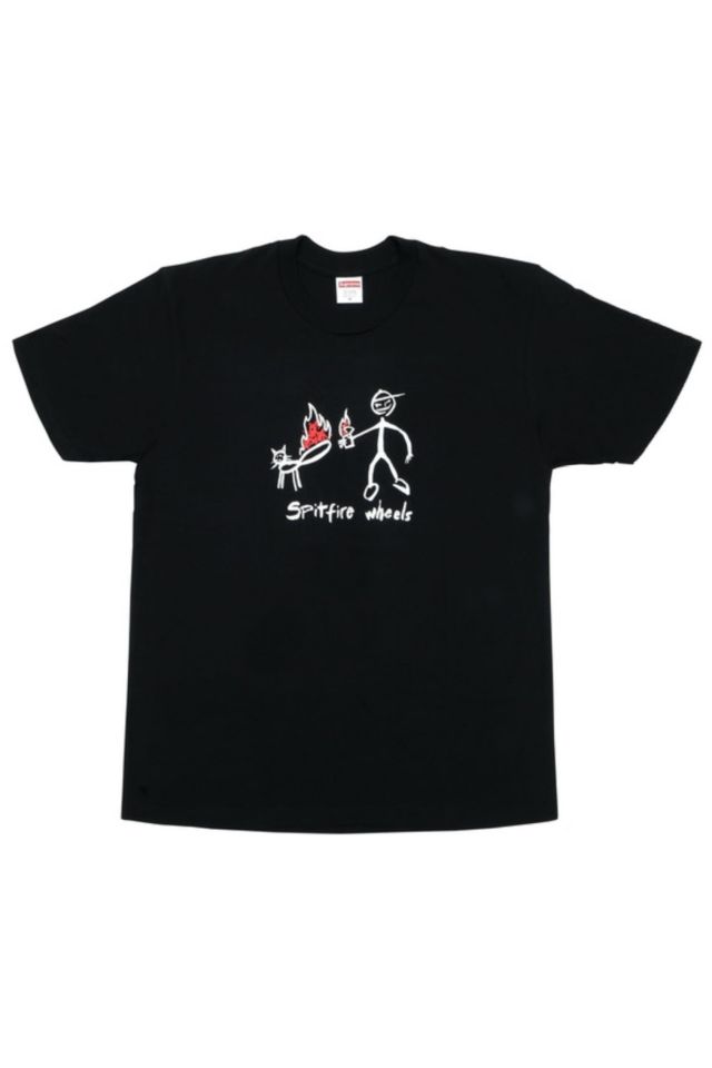 Supreme spitfire store tee black