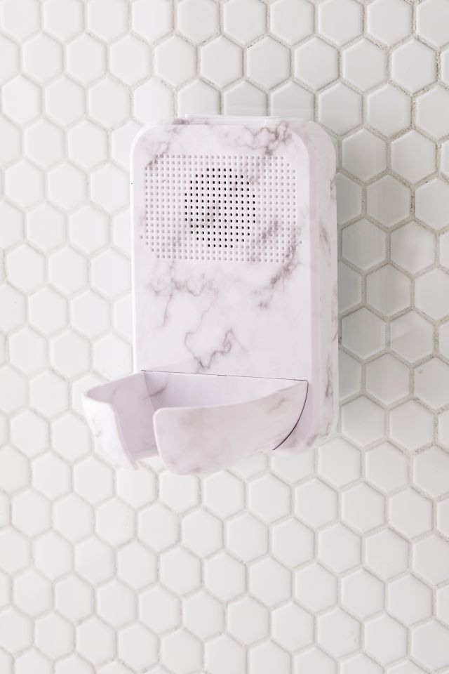 Haut-parleur de douche bluetooth avec porte-vin intégré par Gabba Goods #1