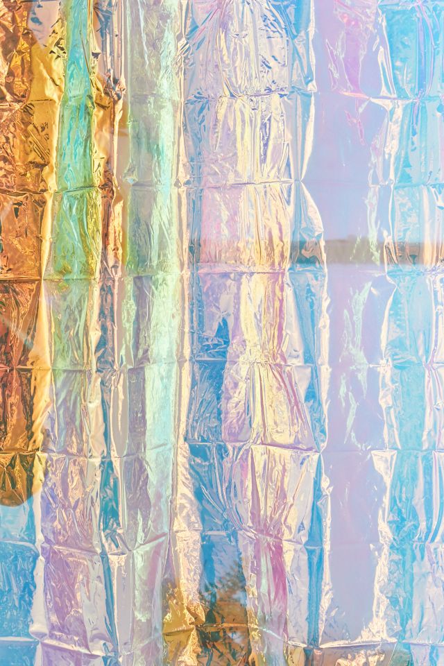 Multicolor Iridescent Shower Curtain #1