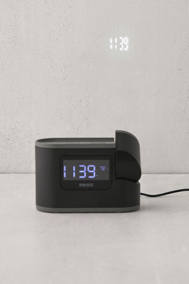 HoMedics Soundspa® Recharged Projection Alarm Clock #1