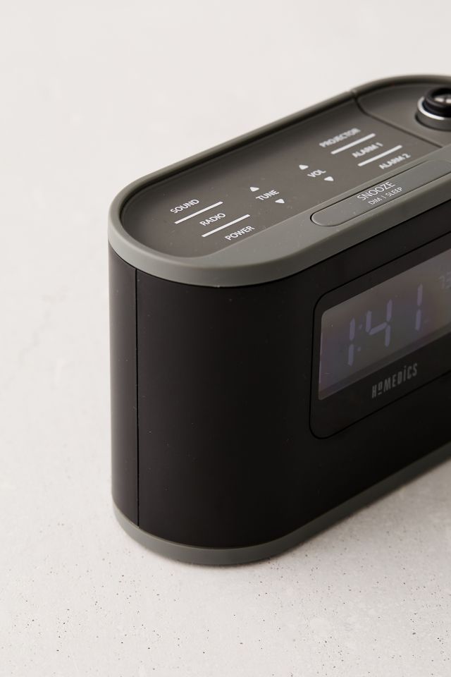 HoMedics Soundspa® Recharged Projection Alarm Clock #3