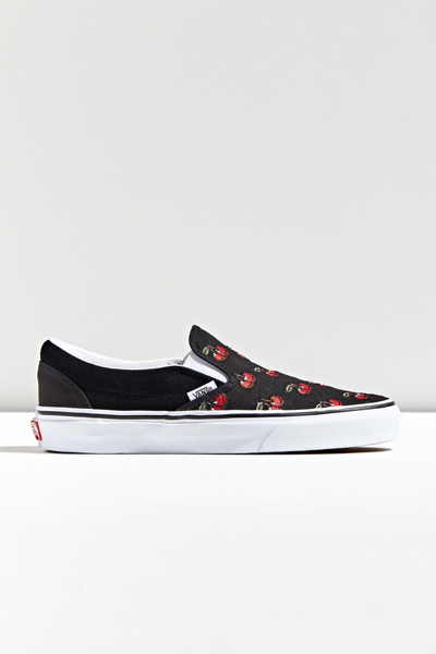 vans cherry slip on