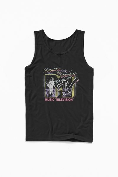 MTV Explore The Universe Tank Top Urban Outfitters Men Clothing Tops Tank Tops 