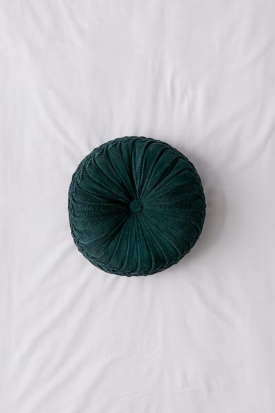 Round Corduroy Pintuck Throw Pillow | Urban Outfitters