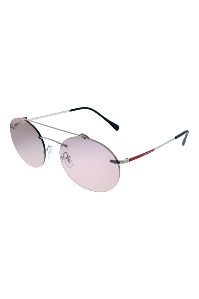 Prada Linea Rossa Lifestyle PS 56TS Round Sunglasses