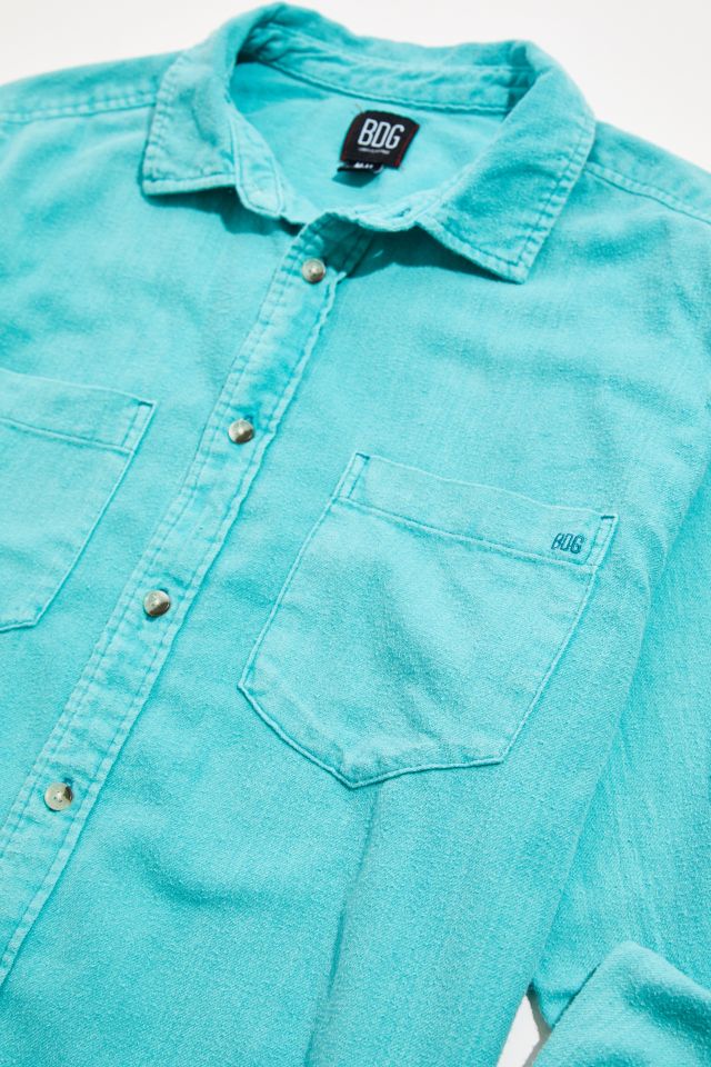 Chemise en flanelle lavée à manches longues BDG #1