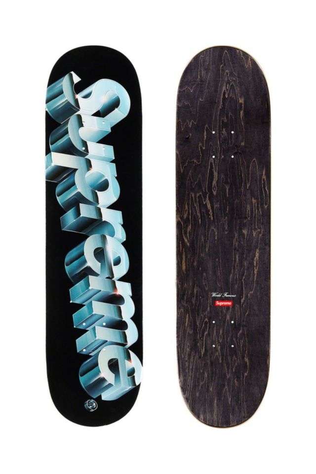 Supreme Chrome Logo Skateboard Deck