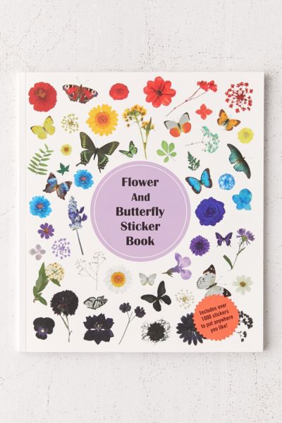 Butterfly and Flower Sticker Book | Urban Outfitters Canada
