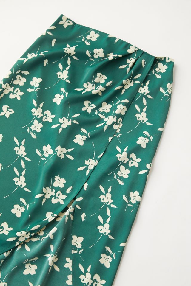 UO Kelly Tulip Wrap Midi Skirt #2