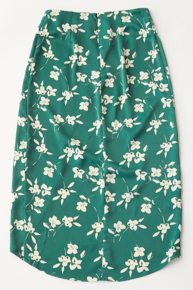 UO Kelly Tulip Wrap Midi Skirt #3