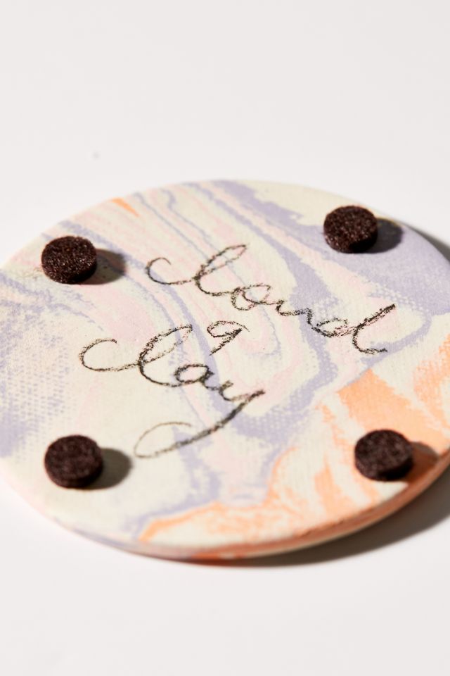 Cloud Nine Clay Handmade Nerikomi Coaster Set #3
