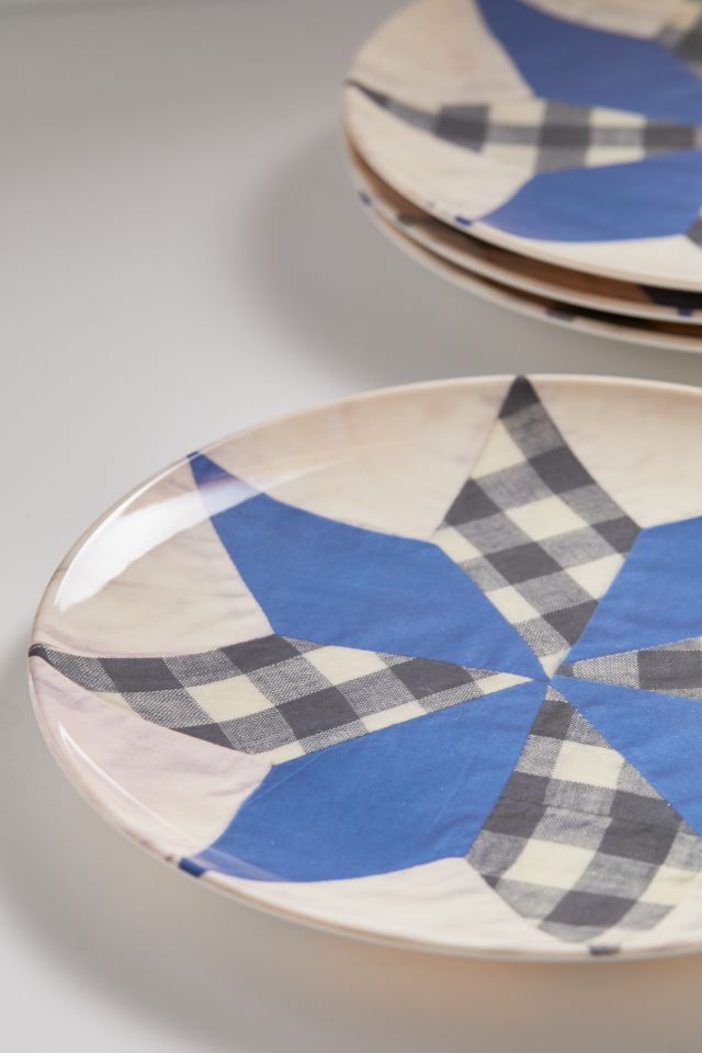 Siren Song Quilt Dinner Plate - Set Of 4 #1
