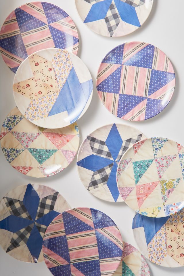 Siren Song Quilt Dinner Plate - Set Of 4 #2