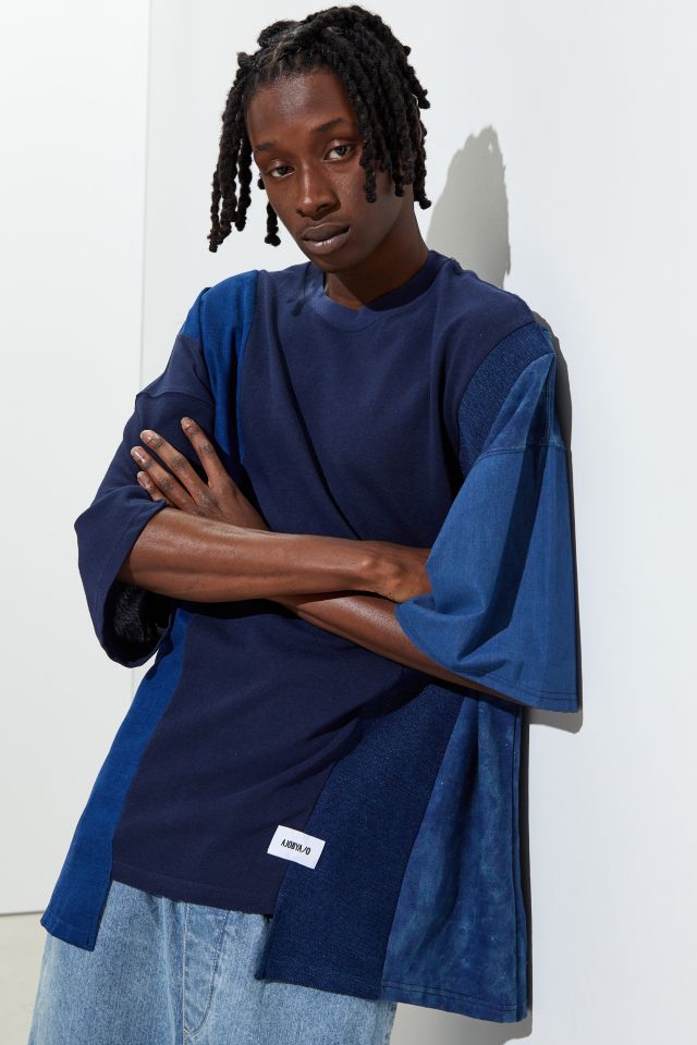 Oversized Buffalo Check Mixed Shirt [Green] - AJOBYAJO