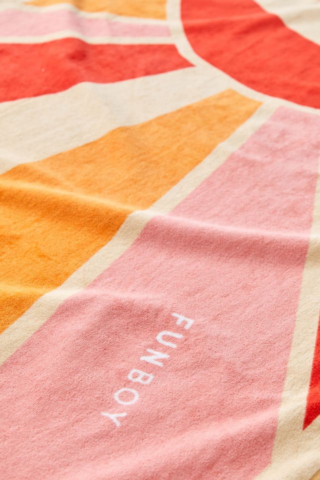 FUNBOY Disco Lips Fringed Beach Towel #2