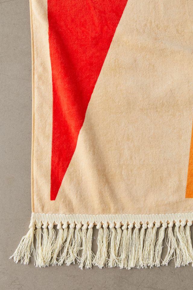 FUNBOY Disco Lips Fringed Beach Towel #3