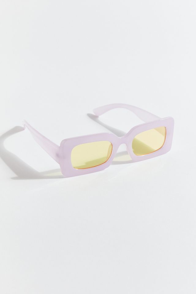 Margot Chunky Rectangle Sunglasses #1