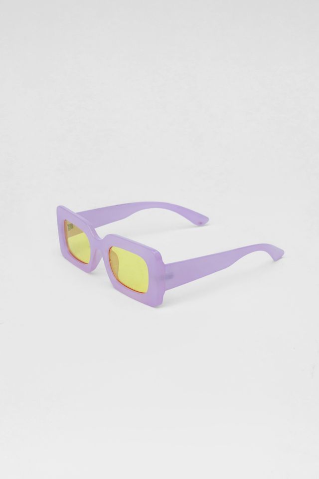 Margot Chunky Rectangle Sunglasses #2