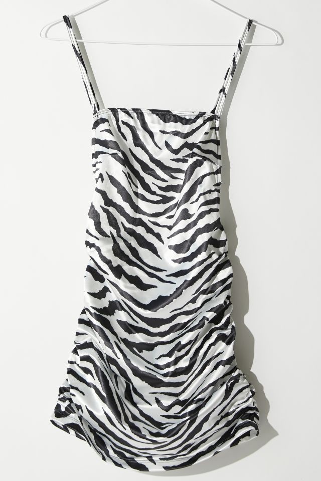 Motel Zuelle Zebra Print Mini Dress #2