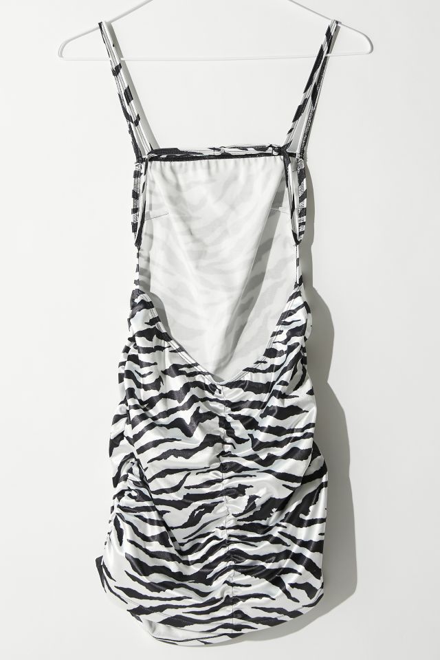 Motel Zuelle Zebra Print Mini Dress #4